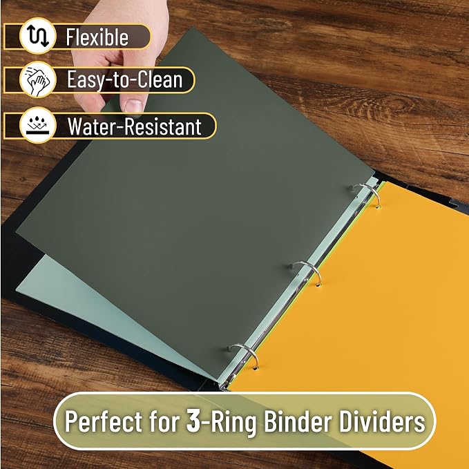 Mr. Pen- Dividers for 3 Ring Binder, 2 Sets, 6 Pack/Set, Binder Dividers - Image 6