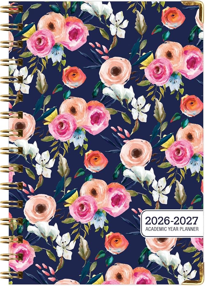 HARDCOVER Academic Year 2026-2027 Planner: 14 Months 5.5"x 8" Daily Weekly - Image 8