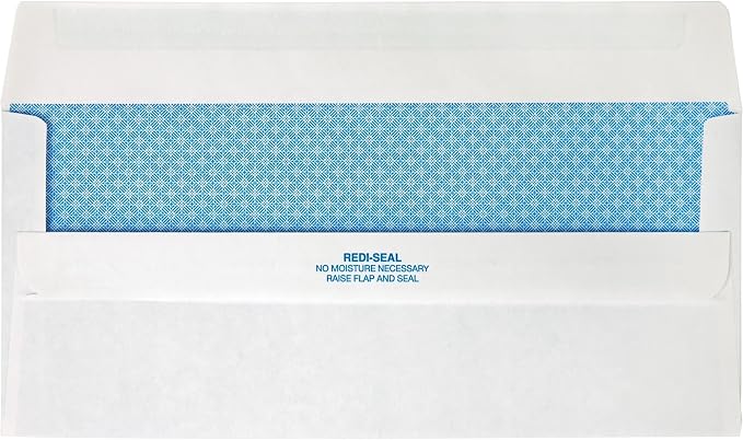 Quality Park #10 Left Window Security Tinted Envelopes - Image 7