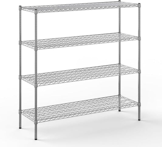 Regal Altair 18" Deep x 54" Wide x 54" Height Wire Shelving Kit | 4-Tier | NSF by Regal+Altair