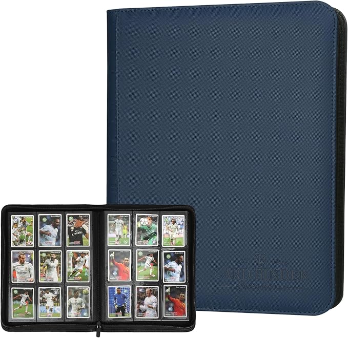 Trading Card Binder, Card Collection Binder Album Folder by Foalgo