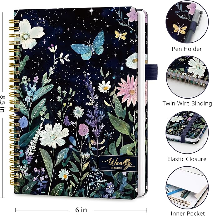 Taja Undated Weekly Planner, Weekly To Do List Notebook - Image 3