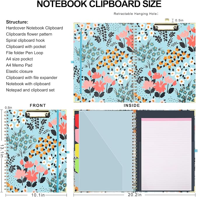 HWPRATO Spiral Clipboard Folio - Image 2