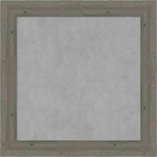 Amanti Art Grey Framed Magnetic Board 25x25 Medium Vision Board by AmantiArt