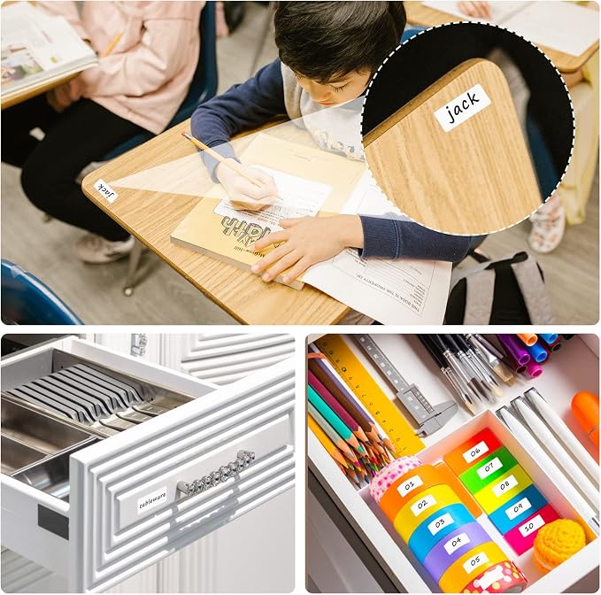 1680 Pcs Matte White Labels Blank Stickers Small Sticky Labels Removable Price - Image 5