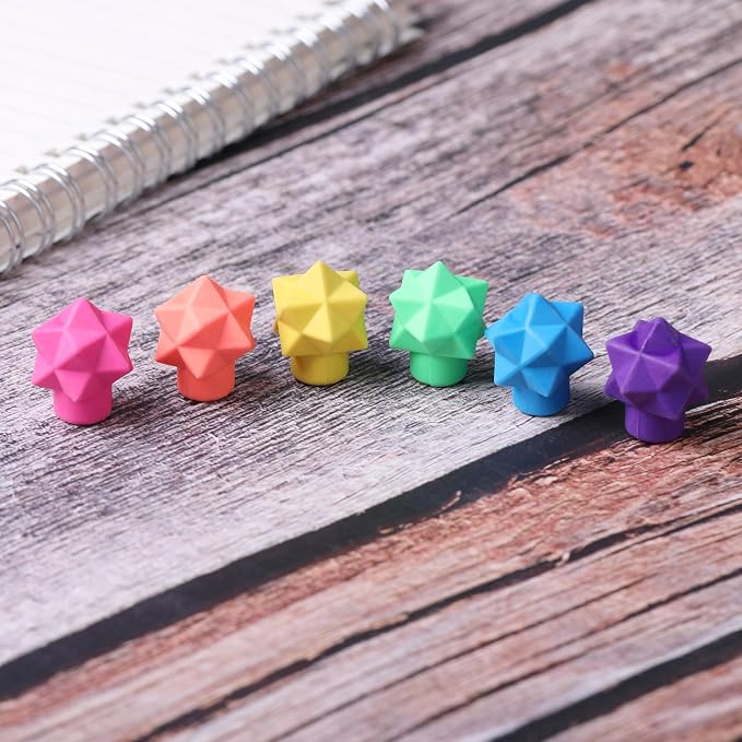 Mr. Pen- Pencil Top Erasers, 48 Pack, Vibrant Colors, Latex-Free | No-Smudge - Image 6