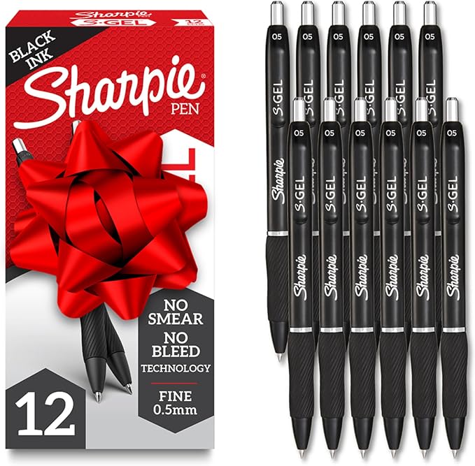 Sharpie S-Gel Pens, Medium Point, Journaling, Note-Taking, College Supplies by Unknown