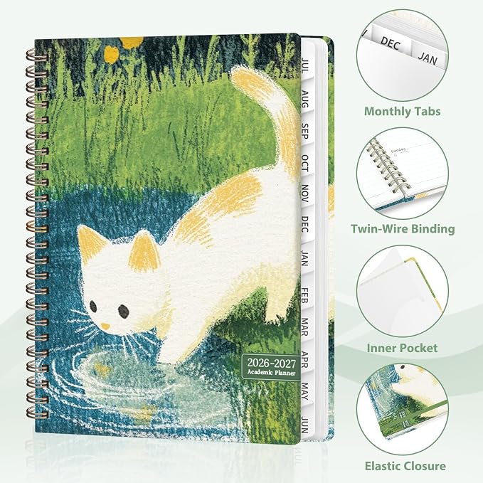 Planner 2026-2027, Weekly and Monthly Academic Year Calendar Planner, July 2026 - Image 4