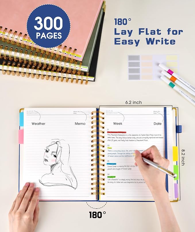 Hardcover Spiral Notebook journal - Image 2