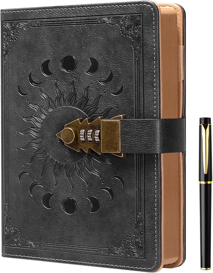 ZXHQ Lock Diary for Women & Men by ZXHQ