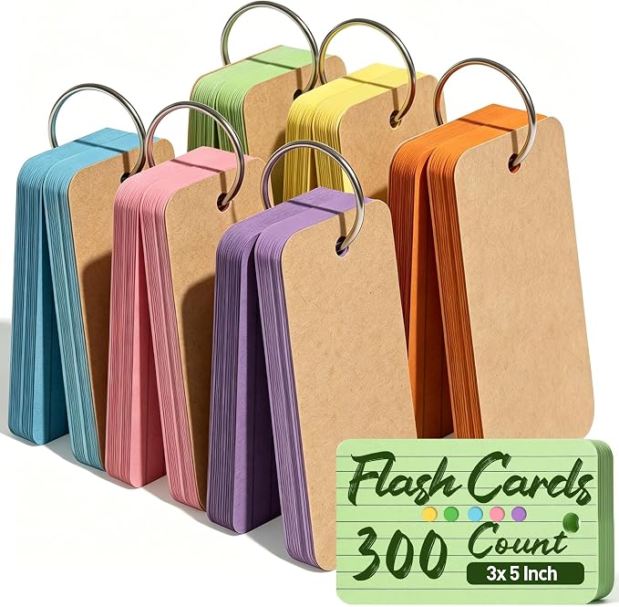 Koogel Index Cards 3x5 Inch by KOOGEL