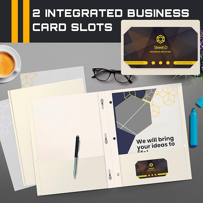Better Office Products White Paper 2 Pocket Folders - Image 4