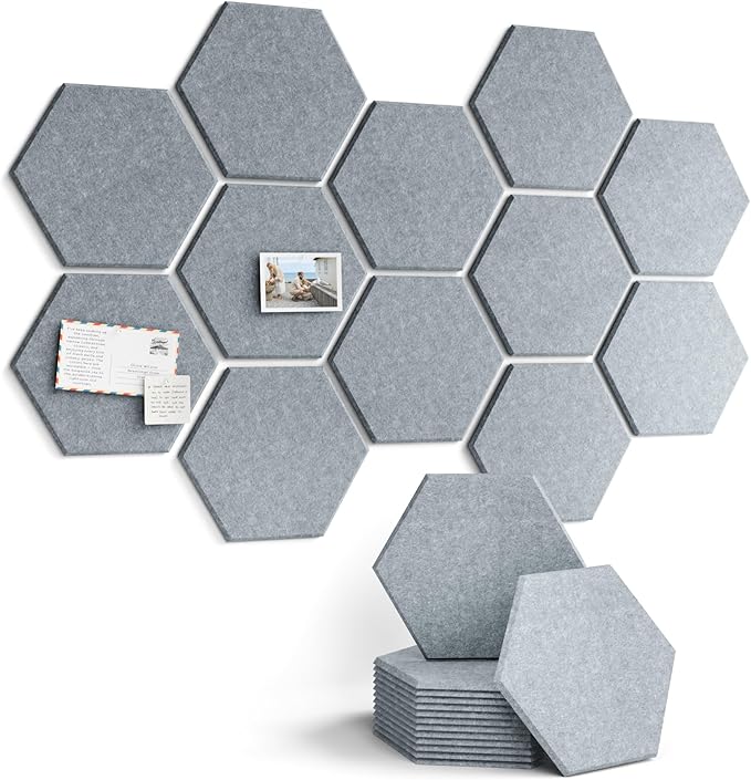 Fluxynara Hexagon Cork Board Alternative by FLUXYNARA