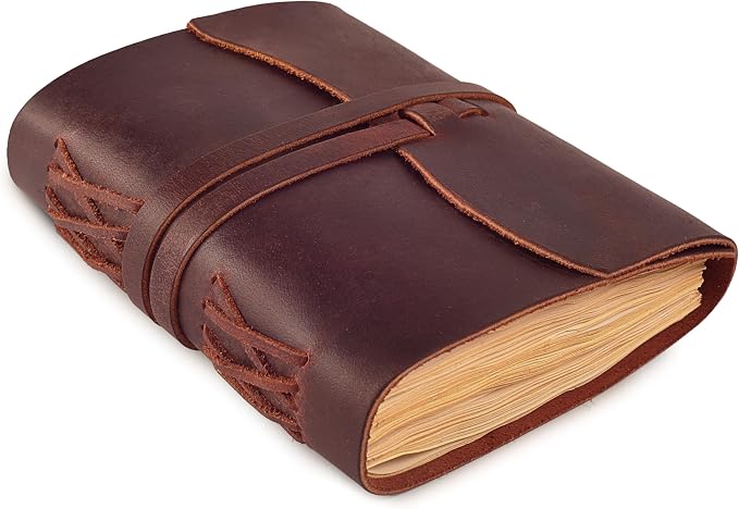 LEATHER VILLAGE Leather Bound Journal by LeatherVillage