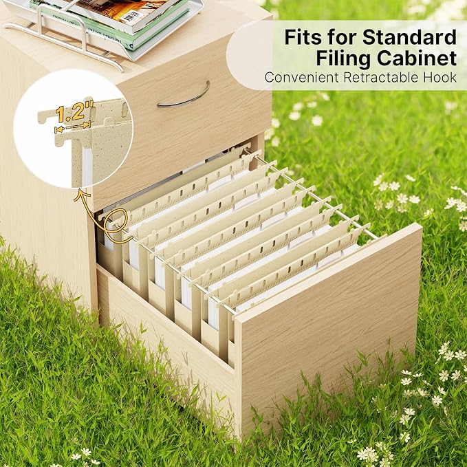 XINGIA Hanging File Folders Letter Size, Heavy Duty 1" Expanding Hanging File - Image 3