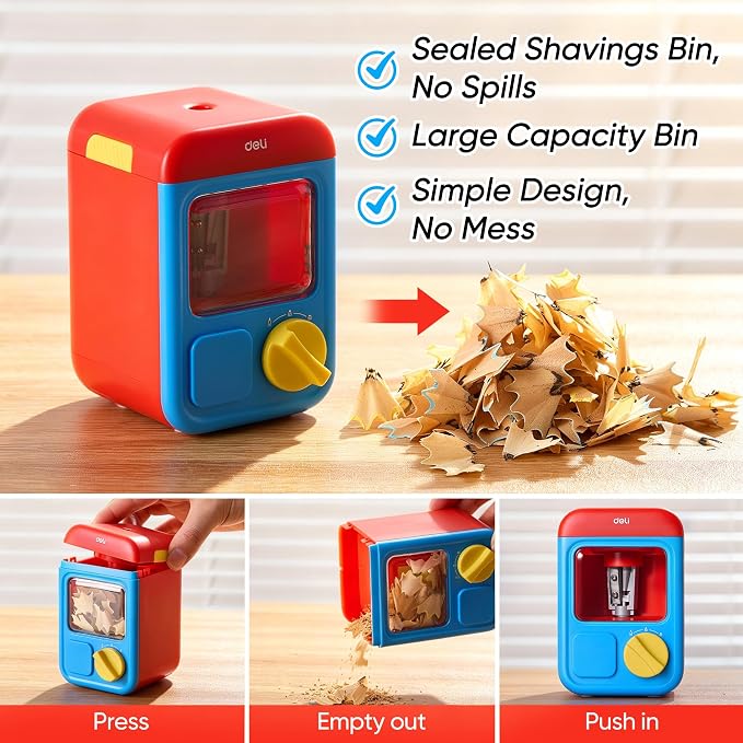 deli Electric Sharpener, Battery Powered, 3 Sizes - Image 4