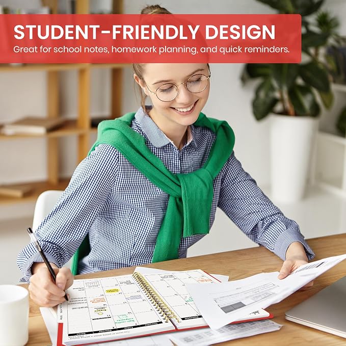 Planner 2026-2027, 8.5" x 11" Weekly and Monthly Academic Year Planner Calendar - Image 6