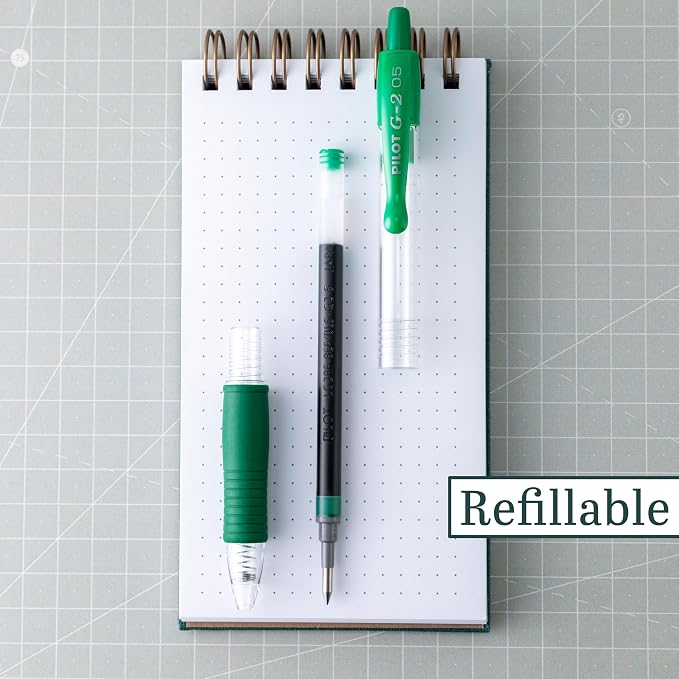 Pilot G2 Premium Refillable and Retractable Rolling Ball Gel Pens, Extra Fine - Image 2