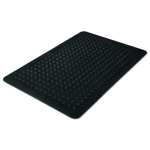 Guardian Flex Step Antifatigue Floor Mat, Rubber, 2'x3', Black-DeskLoop Office