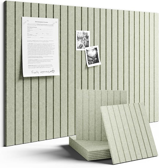 Fluxynara Large Felt Bulletin Board 36" x 24" Cork Board Alternative-6 Pack by FLUXYNARA