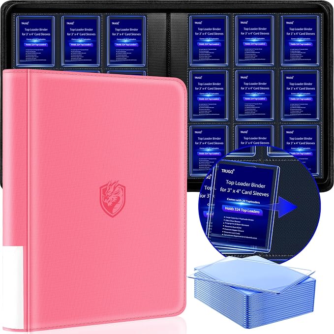 Toploader Binder Holds 324 Toploaders by TRUGQCardGuardians