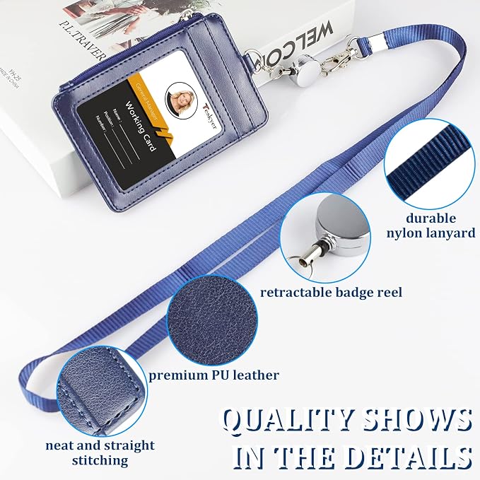 Teskyer Leather Badge Holder - Image 4
