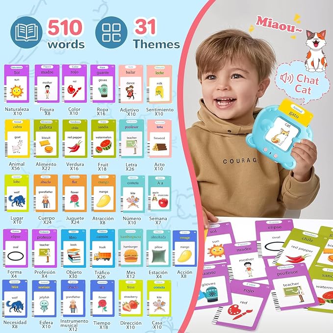 Spanish & English Talking Flash Cards - Image 3