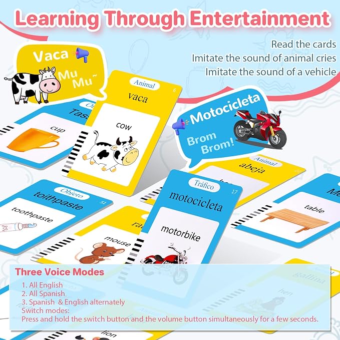 Spanish & English Talking Flash Cards - Image 2