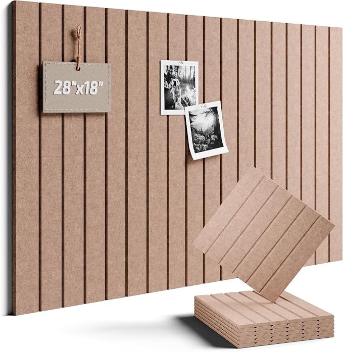 Felt Bulletin Board Tiles -28"x18" by FLUXYNARA