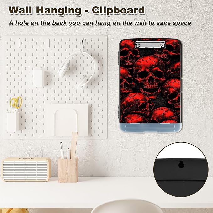Clipboard with Storage, Nursing Clip Board 8.5 x 11 Storage Organization Box - Image 7