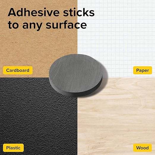 X-bet MAGNET Pack of 90 Ceramic Mix, with Adhesive Backing high-Strength, Versatile Perfect for Home, Office and Projects - Durable, Reliable, and Easy to Use