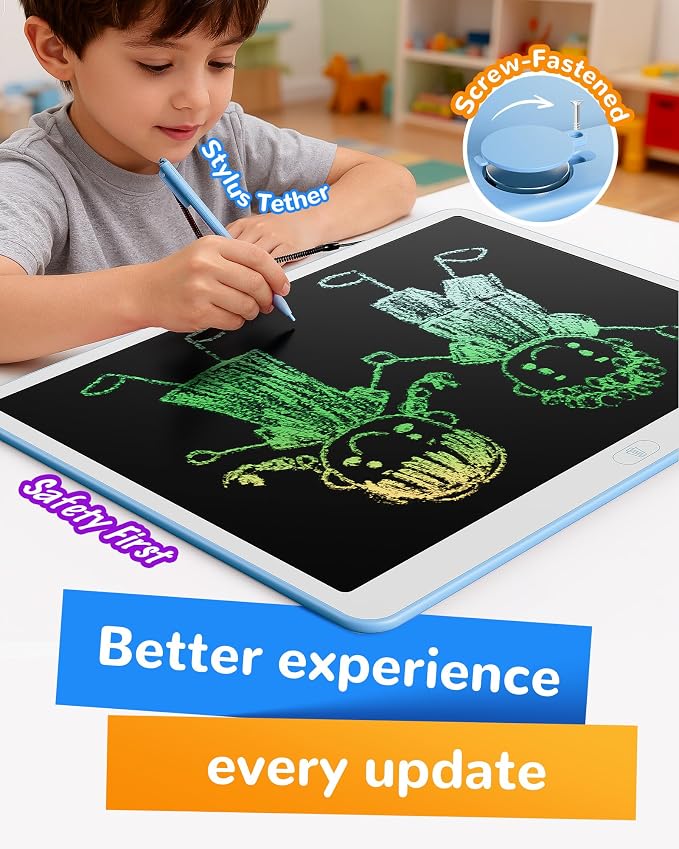 KOKODI LCD Writing Tablet, 20 Inch Colorful Toddler Doodle Board Drawing Tablet - Image 3