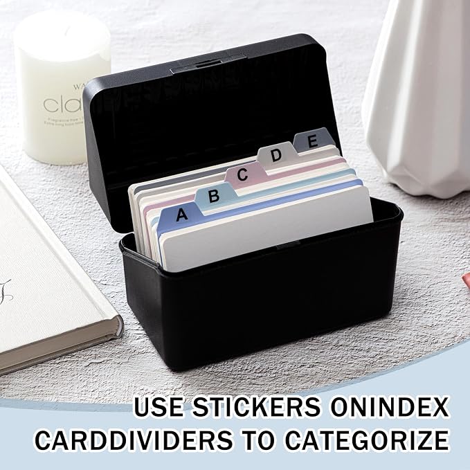 Harloon 50 Pack 3 x 5 Inch Index Card Dividers - Image 7