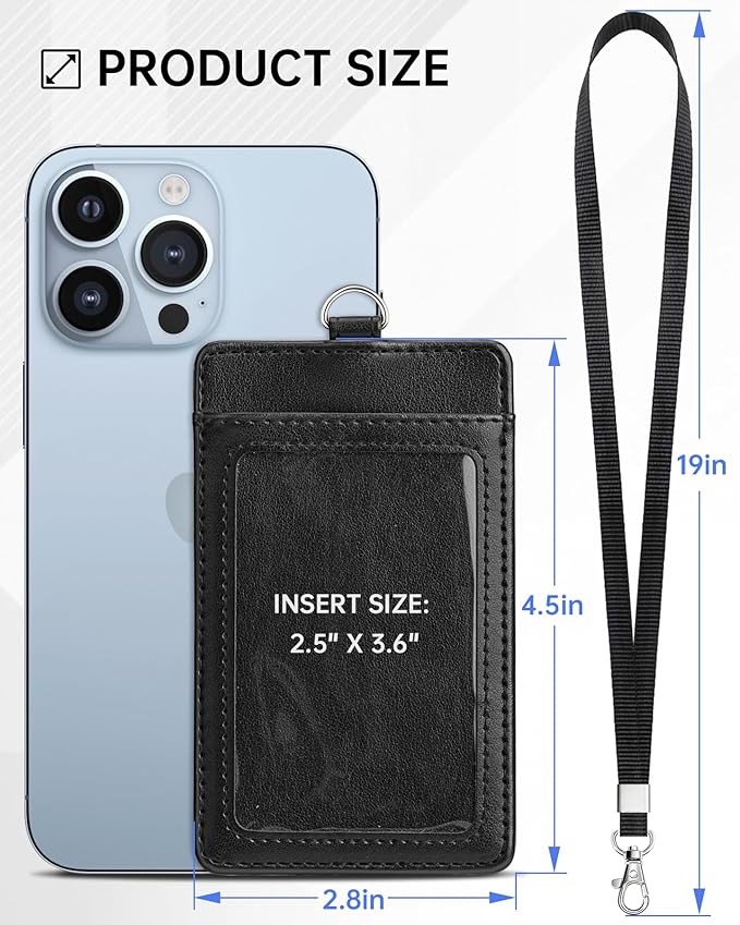 Teskyer Leather ID Badge Holder - Image 6