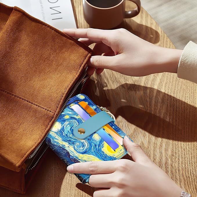 Airkit Small Wallet Women RFID, PU Leather Card Holder - Image 8