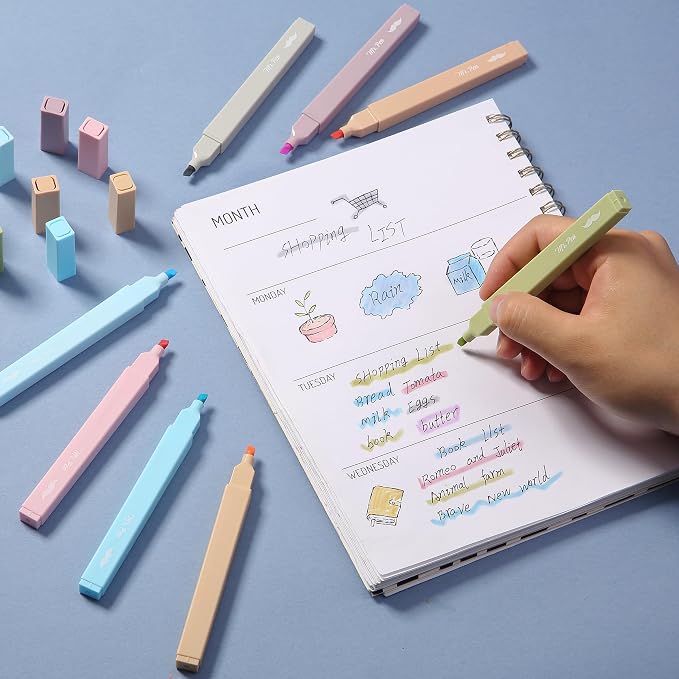 Mr. Pen- Aesthetic Highlighters No Bleed, 8 Pack, Cute Highlighters Assorted - Image 5