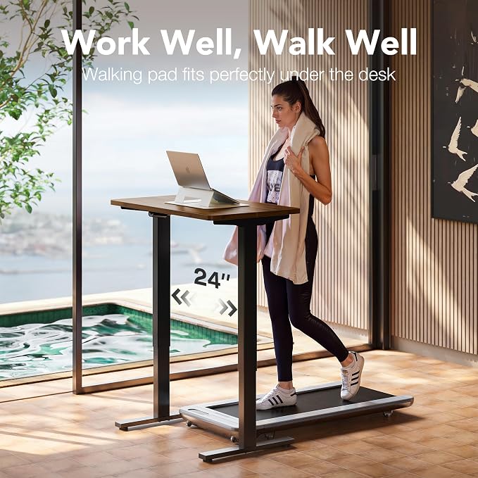 HUANUO 48" x 24" Electric Standing Desk Adjustable Height, 4 Memory Height - Image 8