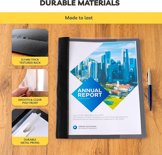 Report Covers -, 8.5 x 11" Letter Size, Resumes & Keeping Your Documents Neat - Image 3