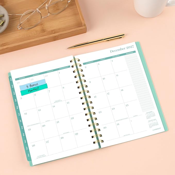 Mead Cambridge 2027 Planner, Weekly & Monthly, 5.5" x 8.5" - Image 3