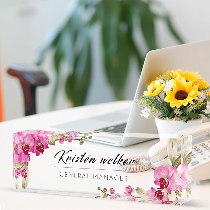 Personalized Office Name Plate, Custom Name Plate - Image 4