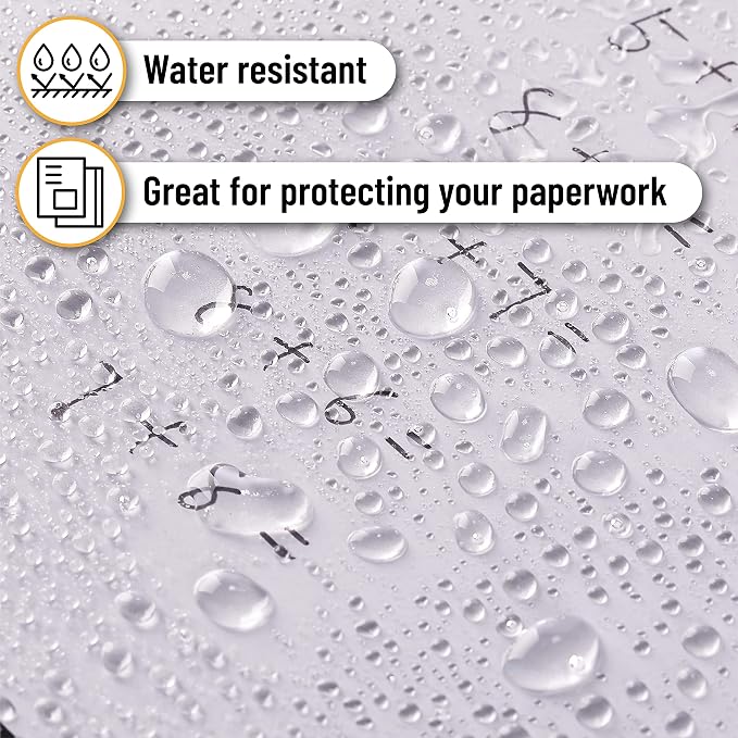 Mr. Pen- Reusable Dry Erase Pocket Sleeves, 10.2" x 14", 6 Pack, Ticket Holders - Image 7