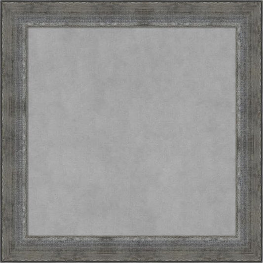 Amanti Art Silver Framed Magnetic Board 24x24 Medium Vision Board by AmantiArt