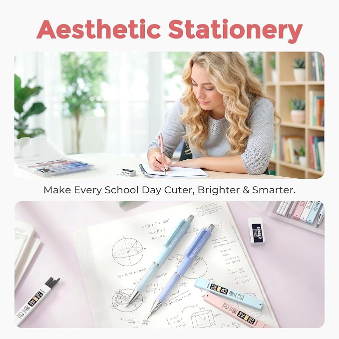 Nicpro 6PCS Cute Mechanical Pencil Set - Image 7