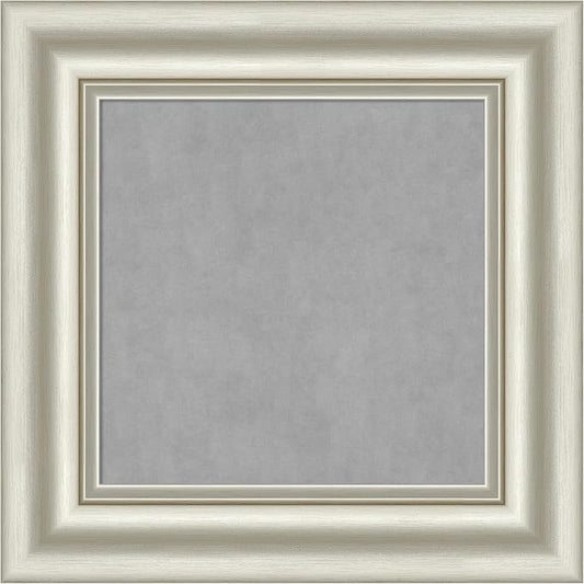 Amanti Art Silver Framed Magnetic Board 18x18 X-Small Vision Board by AmantiArt