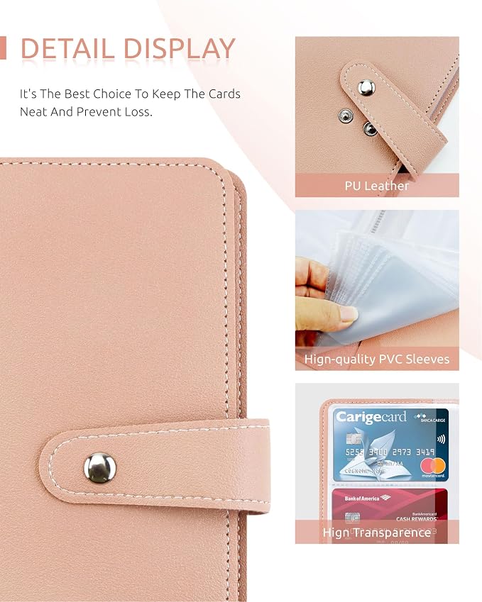 Credit Card Holder, Leather Business Card Organizer - Image 4