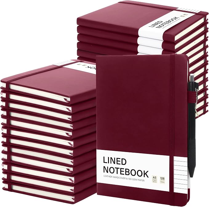 Aodaer 30 Set Lined Notebook Journals by Aodaer