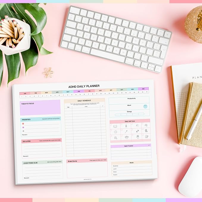 ADHD Daily Planner Notepad for Neurodivergent Adults - Image 7