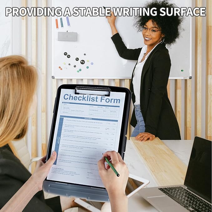 Clipboard with Storage, Clip Boards 8.5X11 with Storage & Pen Holder, Heavy - Image 4
