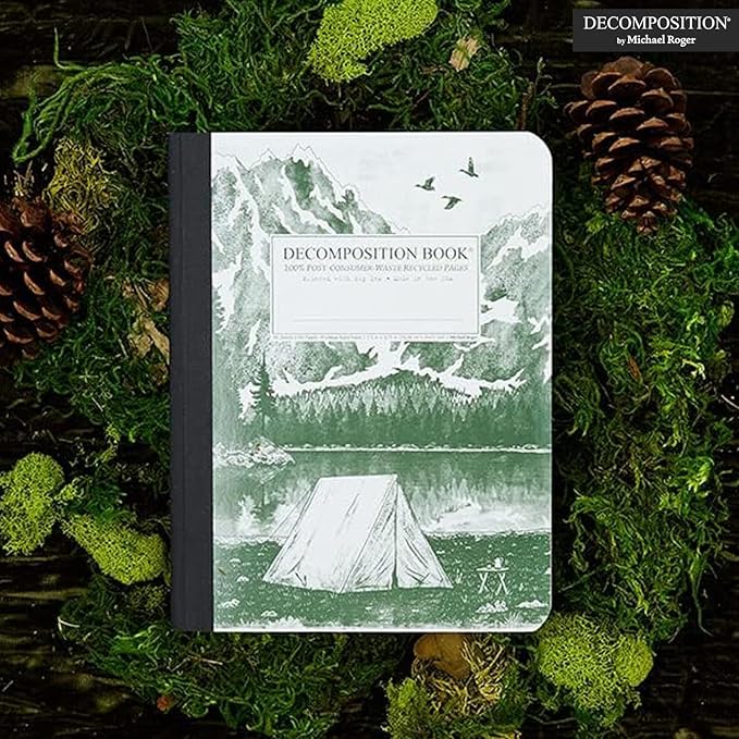 Decomposition Mountain Lake College Ruled Composition Notebook - Image 2