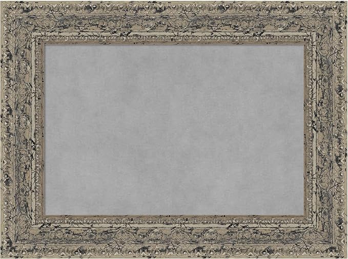 Amanti Art Silver Framed Magnetic Board 17x23 Small Vision Board by AmantiArt